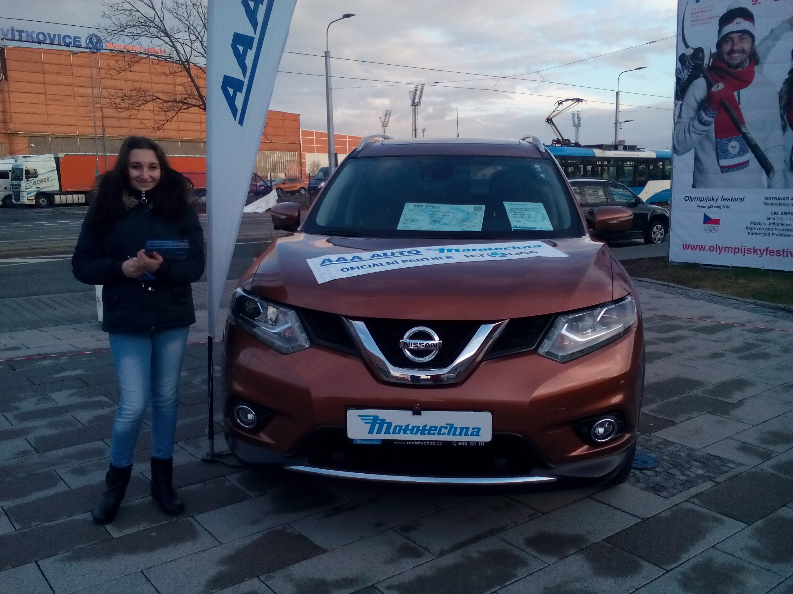 Hôtesse pour AAA AUTO HC Vítkovice Ostrava